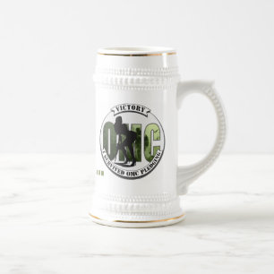 OMC "ich überlebte OMC Trophäe versprechend" Bierglas
