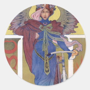 Omega Bicycles Runder Aufkleber