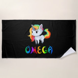 Omega Einhorn Strandtuch