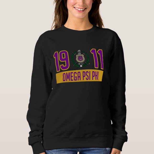 Omega Psi Phi Fraternity Paraphernalia, Omega Psi Sweatshirt (Vorderseite)