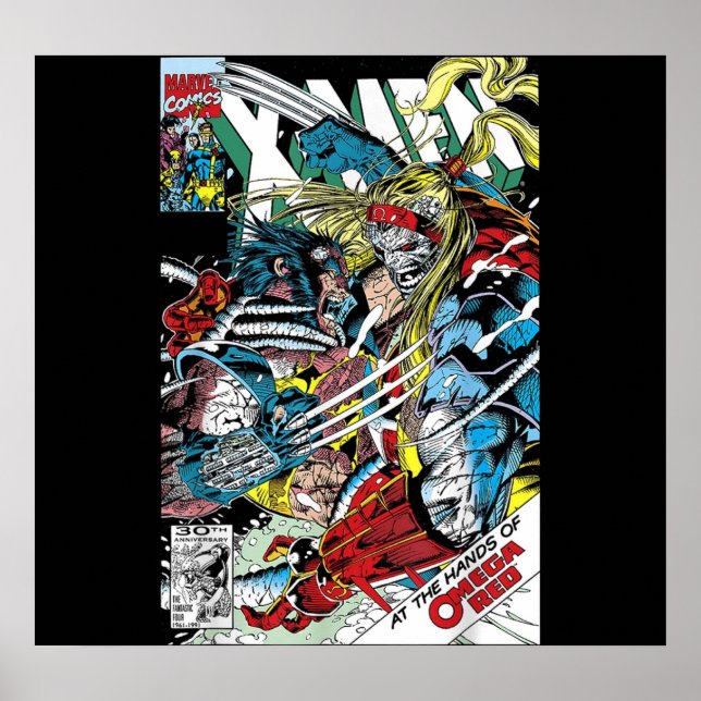 Omega Red Comic Book Cover Poster (Vorne)