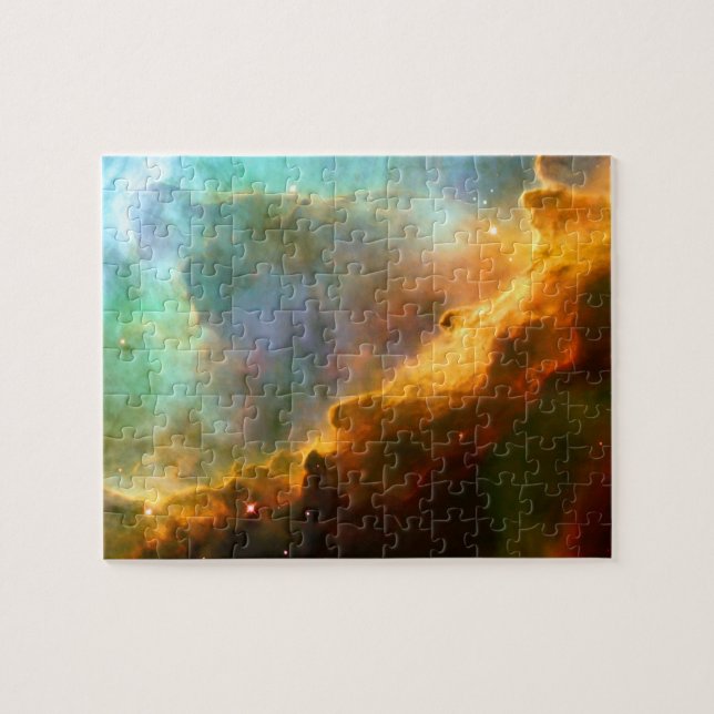 Omega-/Schwan-Nebelfleck (Hubble Teleskop) Puzzle (Horizontal)
