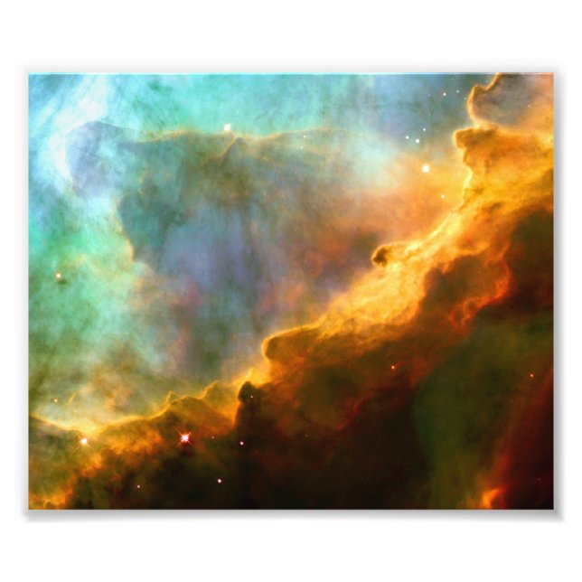 Omega/Schwanennebel (Hubble-Teleskop) Fotodruck (Vorne)