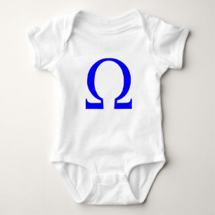 Omega-Symbol Baby Strampler