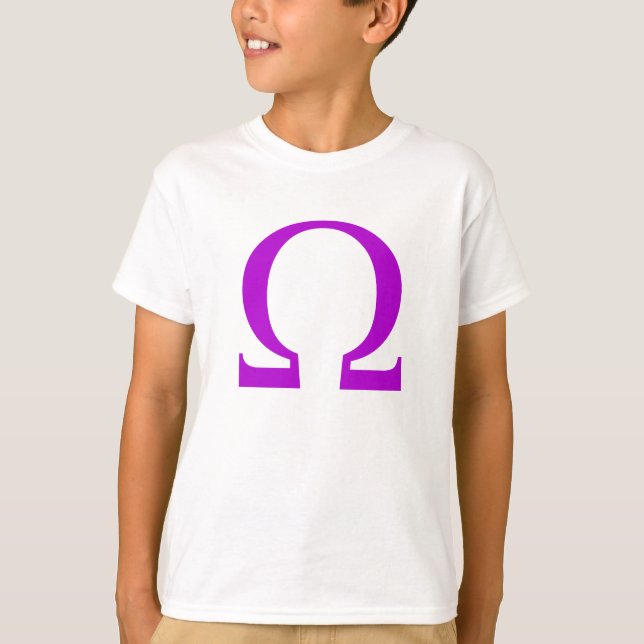 Omega-Symbol T-Shirt (Vorderseite)