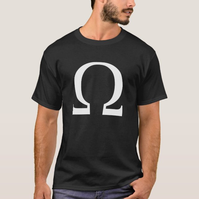 Omega-Symbol T-Shirt (Vorderseite)