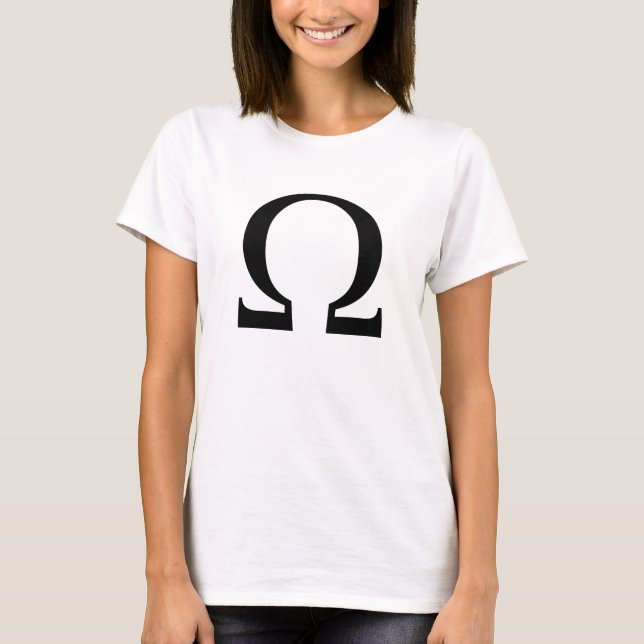 Omega-Symbol T-Shirt (Vorderseite)