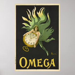 Omega-Uhr Poster - Cappiello Poster