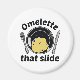 Omelet, die Folie Magnet