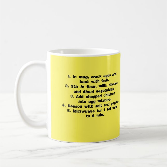 Omelett in einer Tasse (Links)