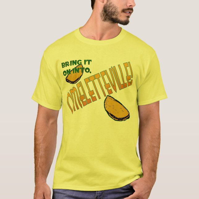 Omeletteville T-Shirt (Vorderseite)