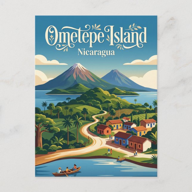 Ometepe-Insel Nicaragua Postkarte (Vorderseite)