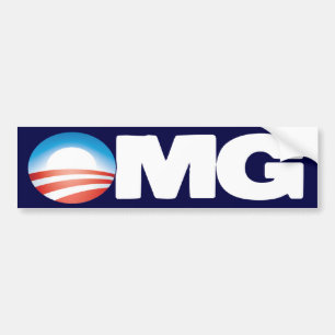 OMG AntiObama Autoaufkleber