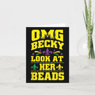 Omg Becky Ihre Perlen Mardi Gras New Orleans Gesch Karte