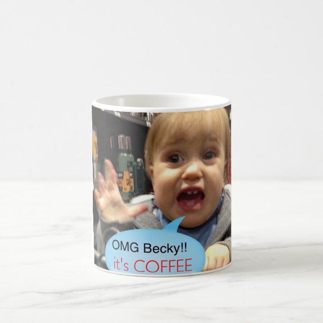 Omg Becky ist es Kaffee-Tasse Kaffeetasse (Mittel)