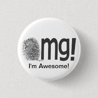 omg bin ich fantastischer Fngerprint Text Button