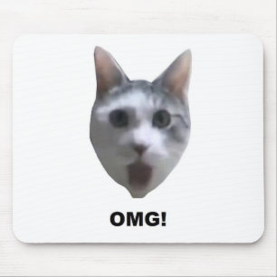 OMG CAT! (was ihn gesehen? hat) Mousepad