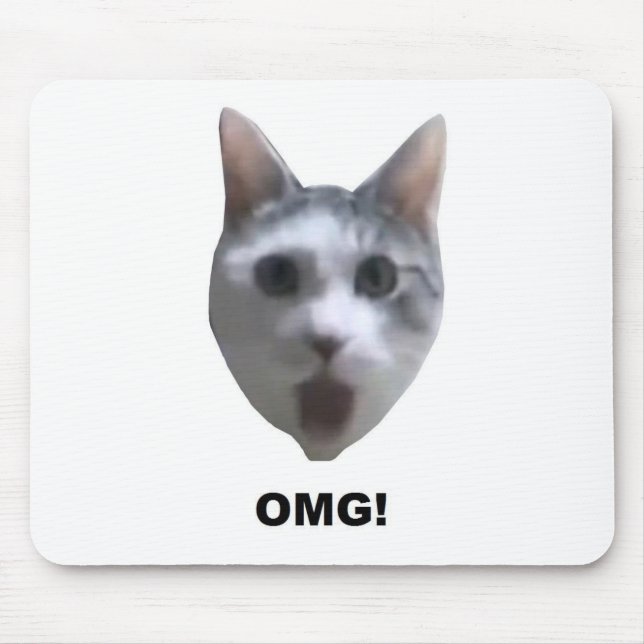 OMG CAT! (was ihn gesehen? hat) Mousepad (Vorne)