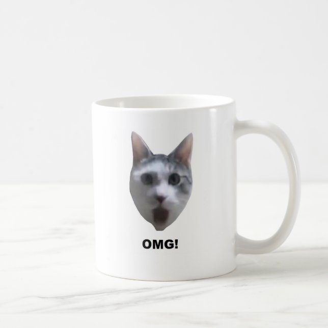 OMG CAT! (was ihn gesehen? hat) Tasse (Rechts)