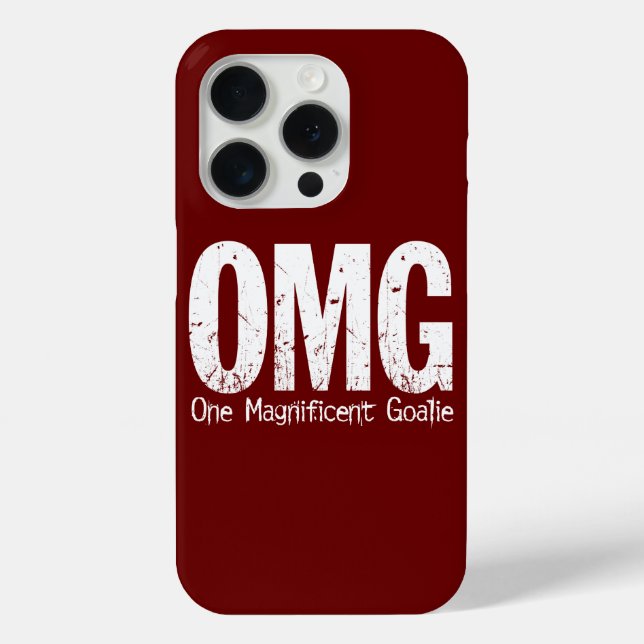OMG: Ein prächtiges Goalie Case-Mate iPhone Hülle (Rückseite)