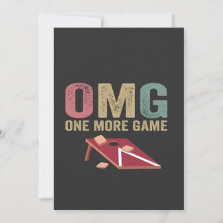 Omg ein weiteres Spiel lustige Spiel Conrhole Game Einladung