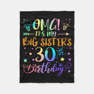 Omg Es Ist Der 30. Geburtstag Meiner Großen Schwes Fleecedecke
