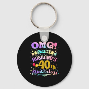 Omg es ist der 40. Geburtstag meines Mannes, herzl Schlüsselanhänger