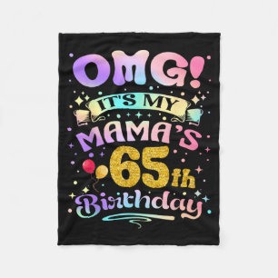 Omg Es Ist Der 65. Geburtstag Meiner Mama Alles Gu Fleecedecke
