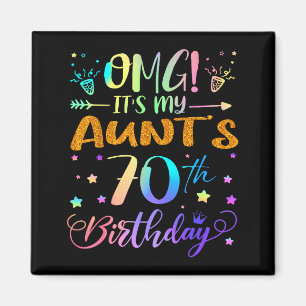 Omg Es Ist Der 70. Geburtstag Meiner Tante Süße 70 Magnet