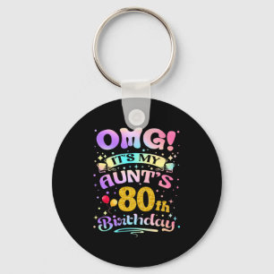 Omg Es Ist Der 80. Geburtstag Meiner Tante Glückli Schlüsselanhänger