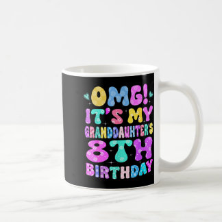 Omg Es Ist Der 8. Geburtstag Meiner Enkelin Blumen Kaffeetasse