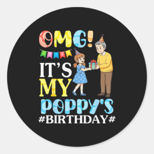 Omg Es Ist Der Geburtstag Meiner Oma Alles Gute Op Runder Aufkleber