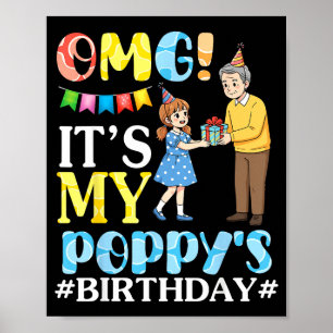 Omg Es Ist Der Geburtstag Meines Omas Alles Gute O Poster