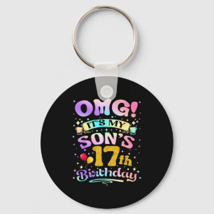 Omg Es Ist Mein 17. Geburtstag Mein Sohn Glücklich Schlüsselanhänger