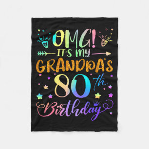 Omg Es Ist Mein 80. Geburtstag Süß 80 Jahre Alt O Fleecedecke