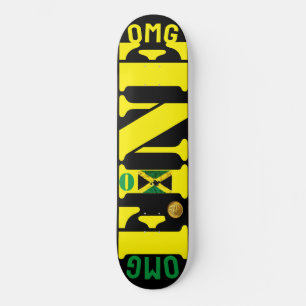 OMG FINE (JAMAICA) 8 1/4" Skateboard Deck