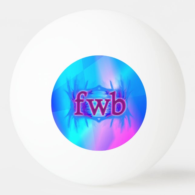 OMG! fwwb Tischtennisball (Vorderseite)