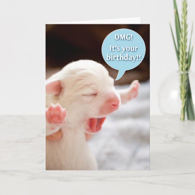 OMG Geburtstag! Karte (Vorderseite)