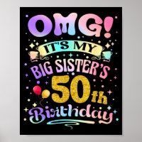 Omg Große Schwester 50. Geburtstag Alles Gute zum