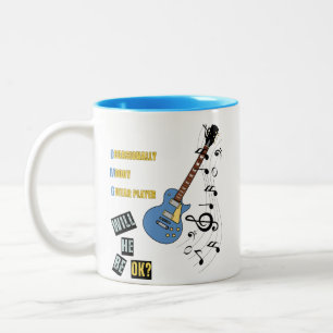 OMG Guitar Player Tasse