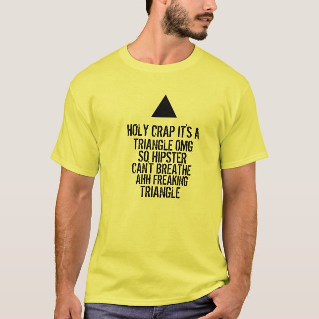 OMG Hipster Triangle T-Shirt (Vorderseite)