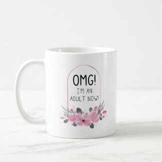 OMG I bin jetzt ein Erwachsener | Angebot und Aqua Kaffeetasse