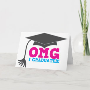 OMG I graduiert Ankündigung