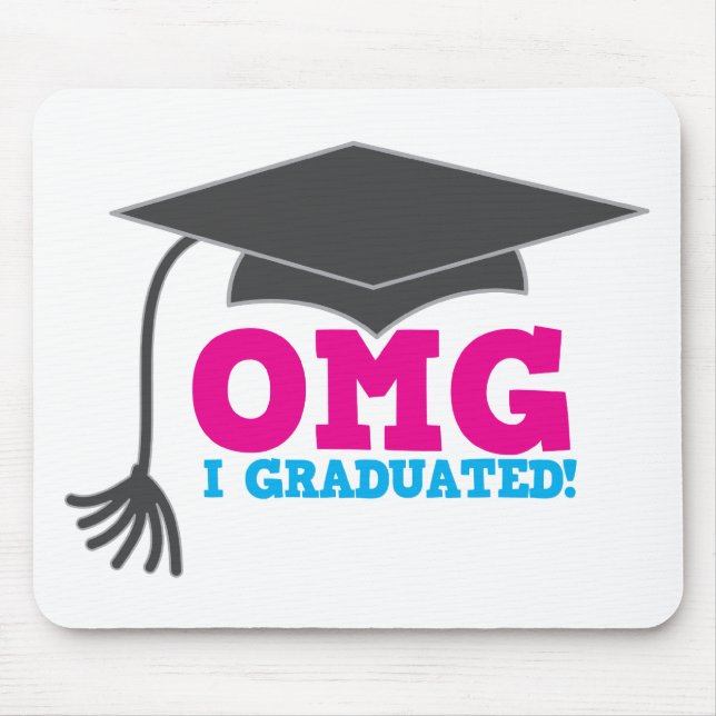 OMG I graduiert Mousepad (Vorne)
