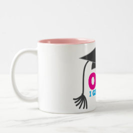 OMG I graduiert Zweifarbige Tasse