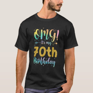 OMG ist meine 70. Geburtstagskarte, 70 Jahre alt T-Shirt