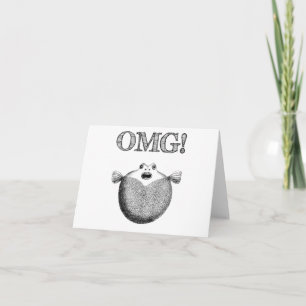 OMG-Karte für Niedliche und sonnige Illustrierte F Karte