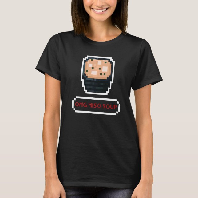 OMG Köstliche Miso Soup Japanische Essenssuppe T-Shirt (Vorderseite)