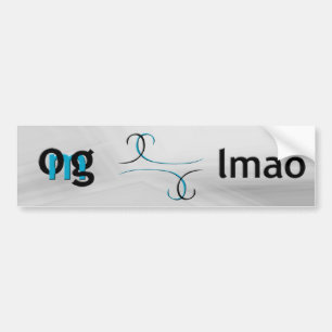 OMG! Lmao Autoaufkleber