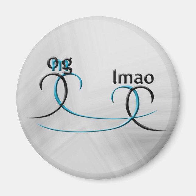 OMG! Lmao Magnet (Vorne)